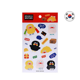 ROPAMODA Brunch Brother Matt Coated Sticker - ROPAMODA, กระดาษ/แฟ้ม/อุปกรณ์จัดเก็บเอกสาร
