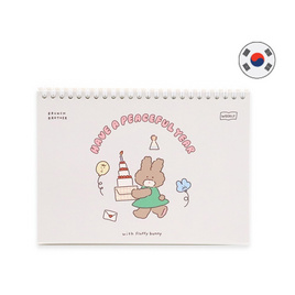 ROPAMODA Brunch Brother Weekly Planner - Fluffy Bunny - ROPAMODA, เครื่องเขียน/เครื่องใช้สำนักงาน