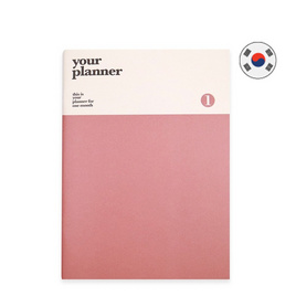 ROPAMODA สมุด Planner 1 month - Pink - ROPAMODA, เครื่องเขียน/เครื่องใช้สำนักงาน