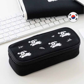 ROPAMODA กระเป๋าใส่เครื่องเขียน Romane Little Paper Run Peper Pencase - Black - ROPAMODA, หนังสือ เครื่องเขียน