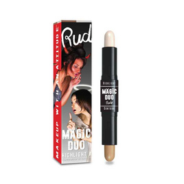 RUDE ไฮไลท์และคอนทัวร์ Magic Duo Highlight & Contour 4.5 กรัม - RUDE, ผิวหน้า