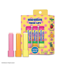 RUDE เซ็ตลิปบาล์ม Mentos Fresh Lips Variety Pack (Lip Balm) 4 กรัม (3ชิ้น/ชุด) - RUDE, ลิปบาล์ม / ลิปมัน