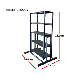 R-Simple ชั้นวางของอเนกประสงค์ Shelf Desk5 สีดำ - R-Simple, ตู้และชั้น