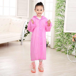 Rain Coat ชุดกันฝนเด็ก FA สีพื้น ชมพู - Rain coats, แม่และเด็ก