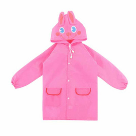 Rain Coat ชุดกันฝนเด็ก ลายการ์ตูน Pink Rabbit - Rain coats, เสื้อผ้าเด็กและเครื่องประดับ