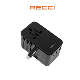 Recci หัวแปลงปลั๊กไฟ Universal PD 35W Retractable - Recci, ปลั๊กไฟมาตราฐาน