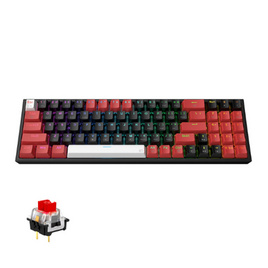 Redragon คีย์บอร์ดเกมไร้สาย K628 Pollux RGB Pro Red Switch (EN/TH) - Redragon, คีย์บอร์ด Gaming