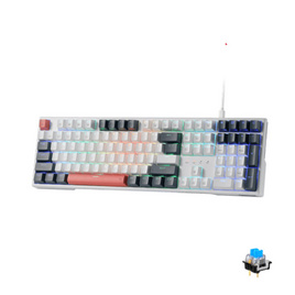 Redragon คีย์บอร์ดเกมไร้สาย K668 Trundle RGB Blue Switch (EN/TH) - Redragon, สินค้าใหม่