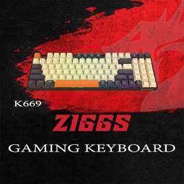 Redragon คีย์บอร์ดเกมไร้สาย K669 Ziggs RGB Red Switch (EN/TH) - Redragon, คีย์บอร์ด Gaming