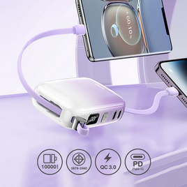 Remax Power Bank 10000 mAh รุ่น RPP-652 - Remax, อุปกรณ์สำหรับโทรศัพท์