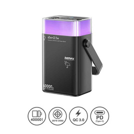 Remax Power Bank 40000 mAh รุ่น RPP-596(65W) - Remax, แบตเตอรี่สำรอง