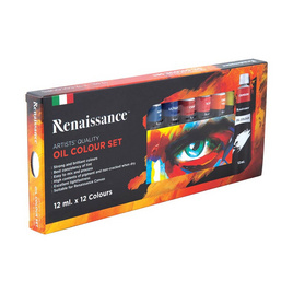 Renaissance ชุดสีน้ำมัน 12 มล. 12 สี - Renaissance, 7Online