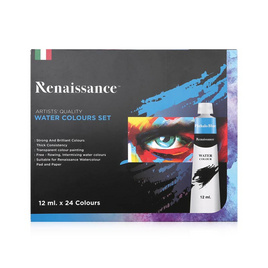 Renaissance ชุดสีน้ำ 12 มล. 24 สี - Renaissance, 7Online