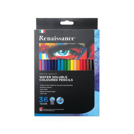 Renaissance สีไม้ระบายน้ำ 36 สี - Renaissance, อุปกรณ์วาดรูประบายสี