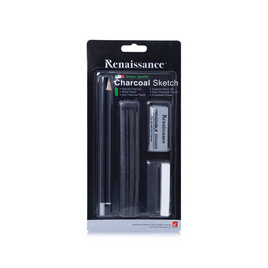 Renaissance ดินสอวาดเขียน ชุดเซ็ท Charcoal Sketch - Renaissance, เครื่องเขียน