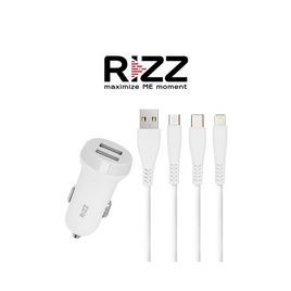 Rizz ชุดชาร์จ 3In1 Micro Lightning Type-C  รุ่น RAE-342H - Rizz, มือถือและอุปกรณ์ไอที