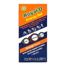 Royal-D เอนเนอร์จี เจล กลิ่นส้ม 40 กรัม แพ็ก 5 ซอง - Royal-D, สินค้าเพื่อสุขภาพ