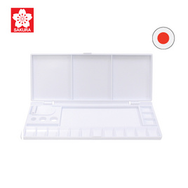 SAKURA  จานสี 15 สี + ช่องผสมสี - Sakura Products, เครื่องเขียน/เครื่องใช้สำนักงาน