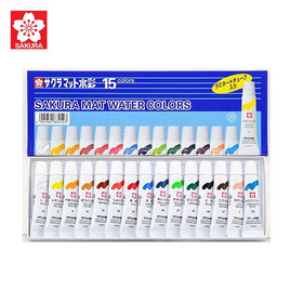 SAKURA ชุดสีน้ำ 15 สี EMW-15 - Sakura Products, เครื่องเขียน/เครื่องใช้สำนักงาน