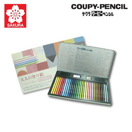 SAKURA ดินสอสี Coupy-Pencil 30 สี กล่องเหล็ก - Sakura Products, Sakura Products