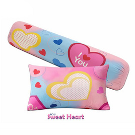 SC Home หมอนหนุน+หมอนข้าง Cozy Pair PL ลาย Sweet Heart - SC Home, หมอนหนุนและหมอนข้าง