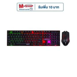 SIGNO Illuminated ชุดเซ็ทเม้าส์และคีย์บอร์ด Gaming รุ่น KB-712+GM-112 - SIGNO, Signo