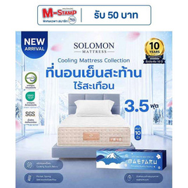 SOLOMON ที่นอนเย็น พ็อกเก็ตสปริง 10นิ้ว รุ่น Maetaru - SOLOMON, ที่นอน