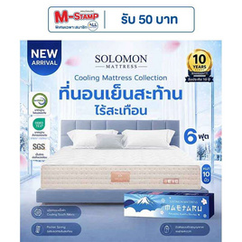 SOLOMON ที่นอนเย็น พ็อกเก็ตสปริง 10นิ้ว รุ่น Maetaru - SOLOMON, บ้านและสวน