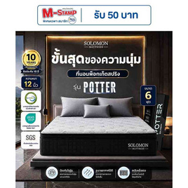 SOLOMON ที่นอนพ็อกเก็ตสปริง หนา 12 นิ้ว รุ่น POTTER - SOLOMON, ที่นอน-1