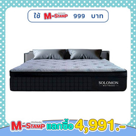 SOLOMON ที่นอนพ็อกเก็ตสปริง หนา 12 นิ้ว รุ่น POTTER - SOLOMON, M-Stamp แลกซื้อถูกกว่า