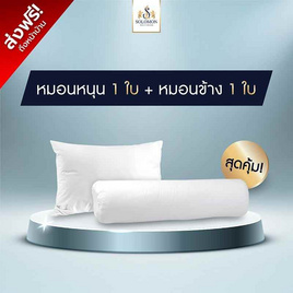 SOLOMON ชุดหมอนหนุน 1 ใบ + หมอนข้าง 1 ใบ - SOLOMON, ห้องนอนและเครื่องนอน