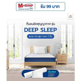 SOLOMON ที่นอน ลดกลิ่นอับ ความหนา 7 นิ้ว รุ่นDeep Sleep - SOLOMON, ที่นอน