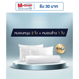 SOLOMON Pillow ชุดหมอนหนุน 2 ใบ + หมอนข้าง 1 ใบ - SOLOMON, ห้องนอนและเครื่องนอน