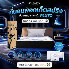 SOLOMON ที่นอนพ็อกเก็ตสปริง Pluto - SOLOMON, ที่นอน