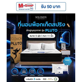 SOLOMON ที่นอนพ็อกเก็ตสปริง Pluto - SOLOMON, บ้านและสวน