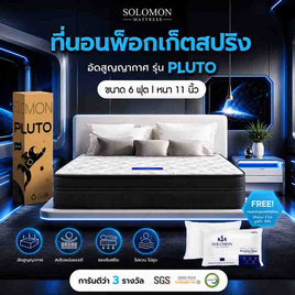 SOLOMON ที่นอนพ็อกเก็ตสปริง Pluto - SOLOMON, ห้องนอนและเครื่องนอน