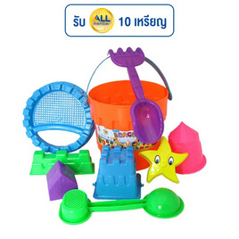 SR TOYS ชุดตักทรายถังใหญ่ (1 ชุด) - SR Toy, ของเล่นสนาม/ของเล่นเป่าลม/รถแบตเตอรี่