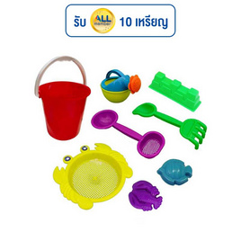 SR TOY ชุดตักทรายถาดปู+ที่รดน้ำ No.9242 - SR Toy, ของเล่นสนาม/ของเล่นเป่าลม/รถแบตเตอรี่