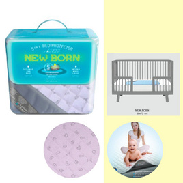 SUPER SORBER ผ้ารองซับปัสสาวะ รุ่น Newborn สำหรับเด็กแรกเกิด สีชมพู(50x70 ซม.) - Supersorber, แม่และเด็ก