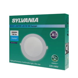 SYLVANIA  ดาวน์ไลท์ฝังฝ้า BRAVO LIGHTER LED IV RD 9W แสงขาว - SYLVANIA, โคมไฟและหลอดไฟ