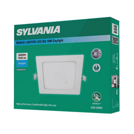 SYLVANIA ดาวน์ไลท์ รุ่น BRAVO LIGHTER LED V SQ 18W DL - SYLVANIA, บ้านและสวน