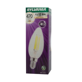 SYLVANIA หลอดไฟ Filament รุ่น ToLEDo FIRA Candle 4W ขั้ว E14 WW - SYLVANIA, หลอดไฟ