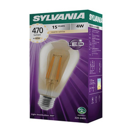 SYLVANIA หลอดไฟวินเทจ Filament รุ่น ToLEDo FIRA GOLD ST64 4W E27แสงเหลือง - SYLVANIA, โคมไฟและหลอดไฟ