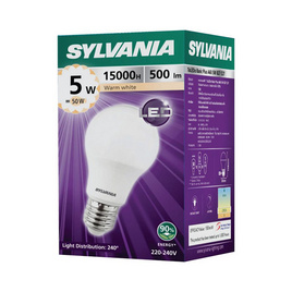 SYLVANIA หลอดไฟ LEDToLEDo Basic Plus A60 5W ขั้ว E27 WW - SYLVANIA, โคมไฟและหลอดไฟ