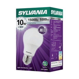 SYLVANIA หลอดไฟ LED ToLEDo Basic Plus A60 10W ขั้ว E27 CW - SYLVANIA, บ้านและสวน