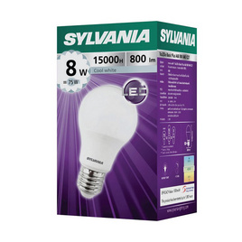 SYLVANIA หลอดไฟ LED ToLEDo Basic Plus A60 8W ขั้ว E27 CW - SYLVANIA, สินค้าใหม่