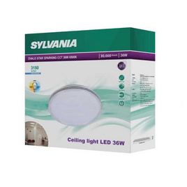 SYLVANIA โคมไฟเพดาน รุ่น OVALO STAR SPARKING 3CCT 36W - SYLVANIA, สินค้าใหม่