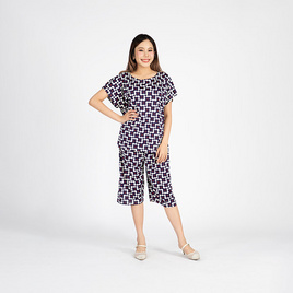 Sabina เซ็ทชุดลำลอง รุ่น Lounge Wear รหัส NVJ24008 - Sabina, ชุดนอน