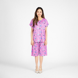 Sabina เซ็ทชุดลำลอง รุ่น Lounge Wear รหัส NVJ24008 สีชมพู - Sabina, ชุดนอน