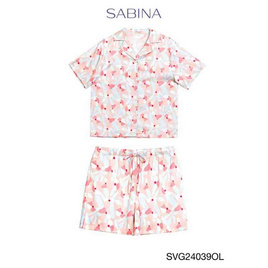 Sabina Sleepwear เซ็ตชุดนอน เสื้อแขนสั้นพร้อมกางเกงขาสั้น - SABINA, ชุดนอน
